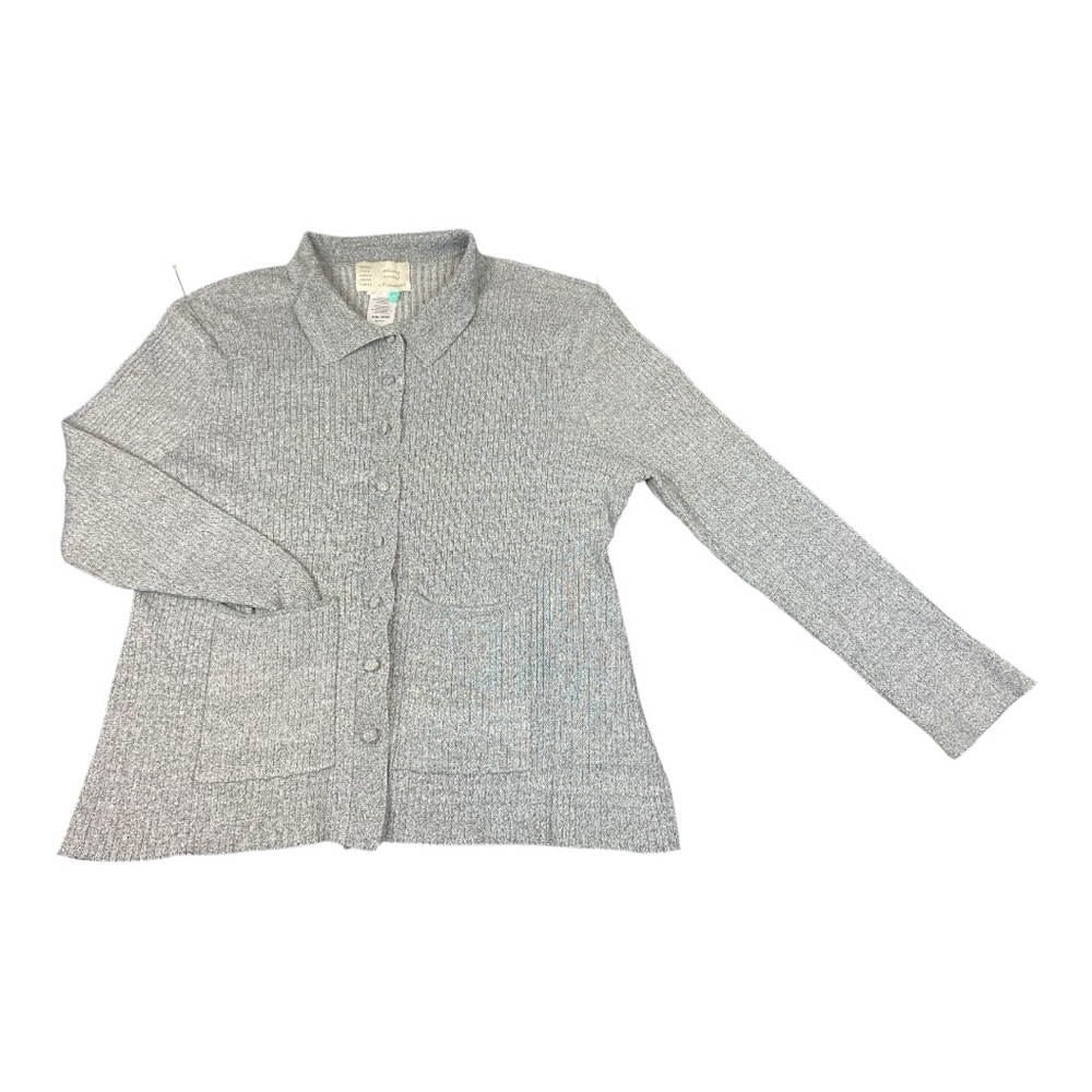 Anthropologie Gray Knit Pajama set